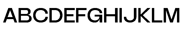 Cendrick Node Regular Font UPPERCASE