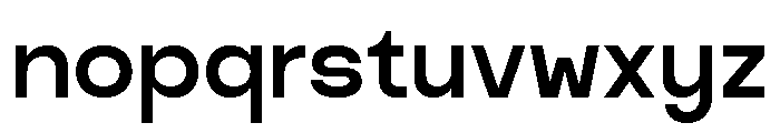 Cendrick Node Regular Font LOWERCASE