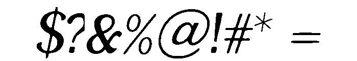 Centipede Font OTHER CHARS