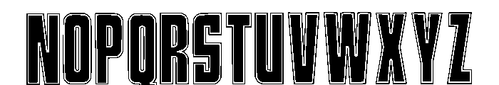 Central Jersey Regular Font LOWERCASE