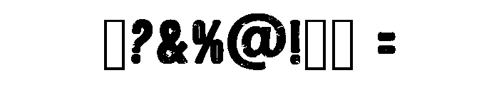 Centro Western Regular Font OTHER CHARS