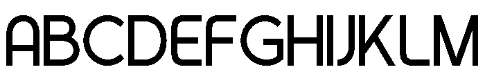 Cenura Regular Font UPPERCASE