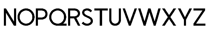 Cenura Regular Font UPPERCASE