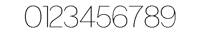 Cerignola Thin Font OTHER CHARS