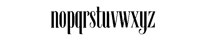 Cervelique Font LOWERCASE
