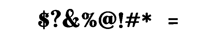 Cervellia Font OTHER CHARS