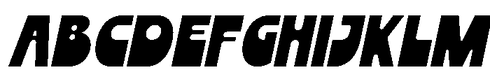 Cessier Italic Font UPPERCASE