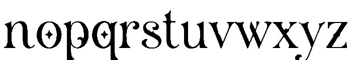 Cethique Font LOWERCASE