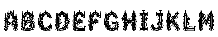Cevian Regular Font UPPERCASE