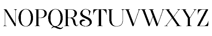 Cevigra Font UPPERCASE