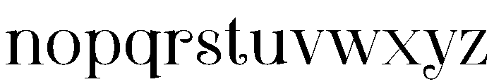 Cevigra Font LOWERCASE