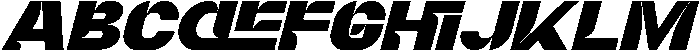 CEASE EXCESS BOLD ITALIC otf (700) Font UPPERCASE