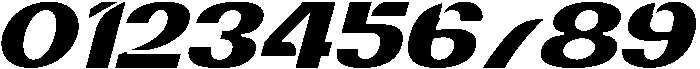 CEASE EXCESS REGULAR ITALIC otf (400) Font OTHER CHARS