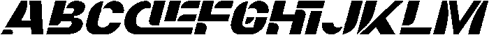 CEASE EXCESS REGULAR ITALIC otf (400) Font UPPERCASE