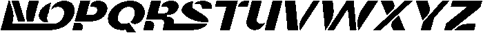 CEASE EXCESS REGULAR ITALIC otf (400) Font UPPERCASE