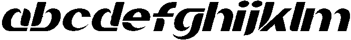 CEASE EXCESS REGULAR ITALIC otf (400) FONT