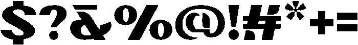 CEASE EXCESS REGULAR otf (400) Font OTHER CHARS