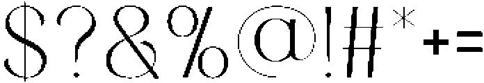 CERAGLOW Regular otf (400) Font OTHER CHARS