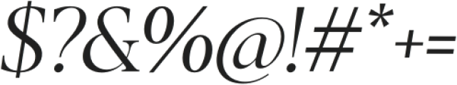 CERPA DISPLAY Italic otf (400) Font OTHER CHARS