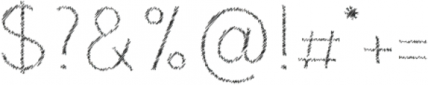 Cebo Sketch otf (400) Font OTHER CHARS