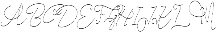 Cecilia Script ttf (400) Font UPPERCASE