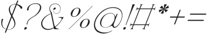 Ceciliany ThinItalic otf (100) Font OTHER CHARS