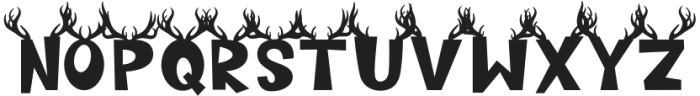 Cedar Heaven Antler otf (400) Font UPPERCASE