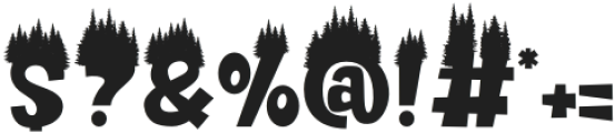 Cedar Heaven Forest otf (400) Font OTHER CHARS