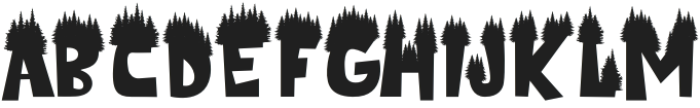 Cedar Heaven Forest otf (400) Font UPPERCASE