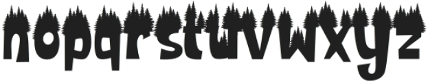 Cedar Heaven Forest otf (400) Font LOWERCASE