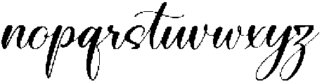 Cedar otf (400) Font LOWERCASE