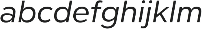 Cedora-Italic otf (400) Font LOWERCASE