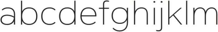 Cedora Thin otf (100) Font LOWERCASE