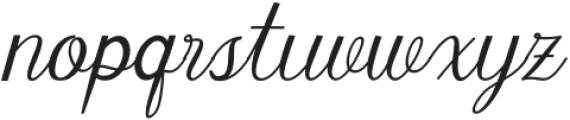 Cedurio Italic otf (400) Font LOWERCASE