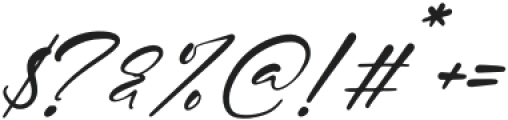 Ceesenetta Italic otf (400) Font OTHER CHARS