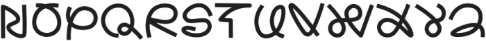 Cekodamu Regular Regular otf (400) Font UPPERCASE