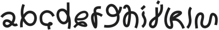 Cekodamu Regular Regular otf (400) Font LOWERCASE