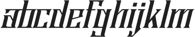 Celcias Italic otf (400) Font LOWERCASE