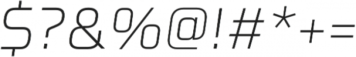 Celdum Light Italic otf (300) Font OTHER CHARS