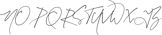 Celebrity Signature Regular otf (400) Font UPPERCASE