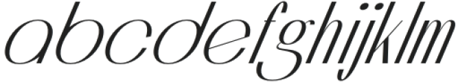 Celesia Italic otf (400) Font LOWERCASE