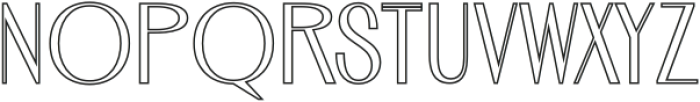 Celesia Outline otf (400) Font UPPERCASE
