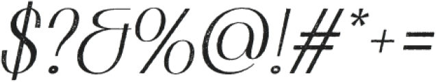 Celesia Stamp Italic otf (400) Font OTHER CHARS