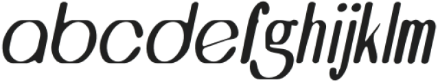 CelesiaBlur-Italic otf (400) Font LOWERCASE