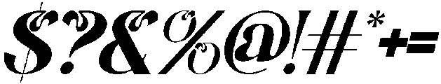 Celestial Planting Italic otf (400) Font OTHER CHARS