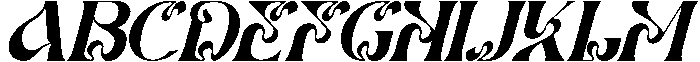 Celestial Planting Italic otf (400) Font UPPERCASE