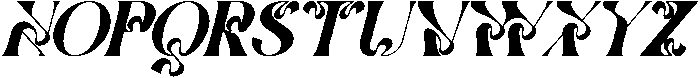 Celestial Planting Italic otf (400) Font UPPERCASE