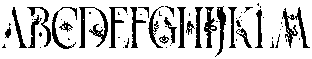 Celestial Regular otf (400) Font UPPERCASE