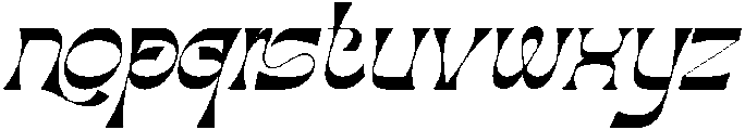 Celestial Revelation Italic otf (400) Font LOWERCASE