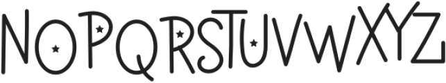 Celestial Stars Regular ttf (400) Font UPPERCASE